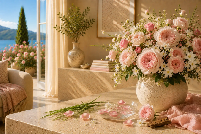 Pétalos de Rosa home fragrance: A romantic rose scent with dewy fresh flowers and warm cedarwood