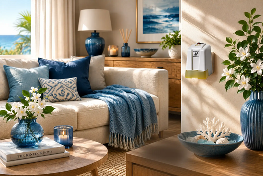 Blue huisparfum – sprankelende citrus met elegante bloemen en zachte houttonen