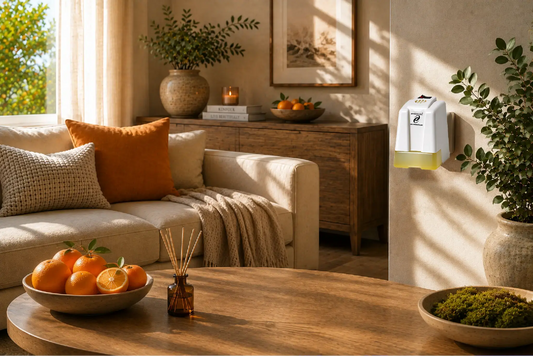 Orange – frisse citrus met groene en maritieme tonen